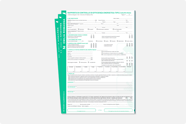 Rapporto di controllo Emilia Romagna tipo 2 in fascicolo