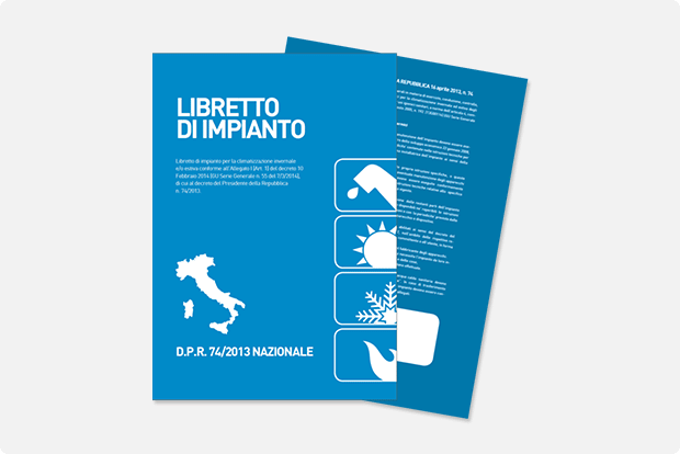 Libretto impianti domestici nazionale 24 pagine DPR 74/2013